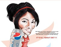 My second year campaign on Diet pepsi
