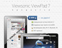 Infographics ad of Viewsonic ViewPad 7