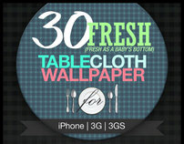 30 Fresh TableCloth Wallpaper for iPhone, 3G, 3GS