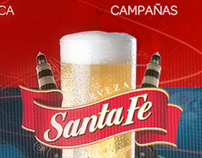 web : Cerveza Santa Fe website