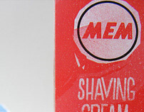 MEM - shaving cream - packaging
