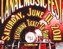 Poster, Canal Music Fest, 2011