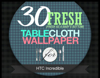 30 Fresh TableCloth Wallpaper for HTC Incredible