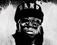 Lil' Wayne B/W Splatters