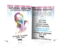 Saturday Sessions Flyer Design