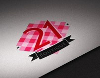 21 Boutique Logo Design