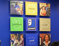 Goodwill Career Development Center Lobby graphics
