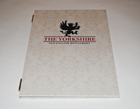 The Yorkshire: Old English Restaurant Menu