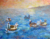 Sunset for the Vietnamese fishermen (2009)