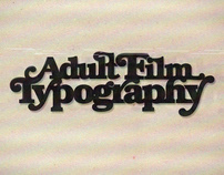 Adult film typography