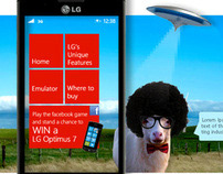 LG Windows Phone 7 Microsite