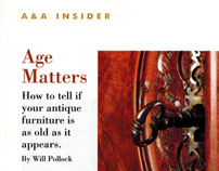 "Age Matters" for Art & Antiques magazine