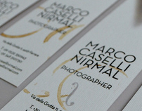 Stationery design for Marco Caselli Nirmal