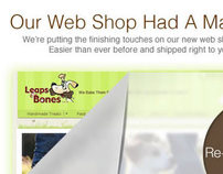 Leaps & Bones: Site & Pre-Launch Campaign