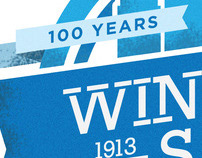 WS centennial logo concept