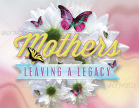 Mothers Leaving A Legacy Flyer and CD Template