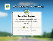 Demo Dettol Game: operation Clean up