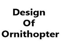 Design Of Ornithopter