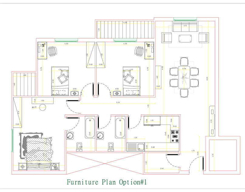 Floor plan design تصميم مسقط افقي معماري