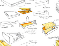 habitUs Flatpack Concept Sketches
