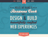 New Portfolio Design: roxannecook.com