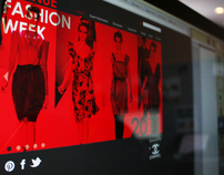 Fashion Week ad campaign & Landing Page