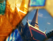 Reflection at Wat Pra Kaew, Thailand