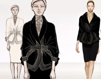 from sketch to runway look