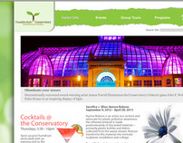 Franklin Park Conservatory Web Design