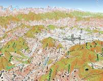 Nepal: Soviet Military Topographic Mosaic 1:200,000