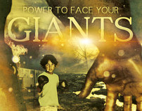 Face Your Giants Church Flyer and CD Template