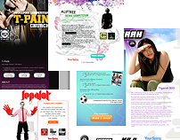 YourSpins landing pages (2008)