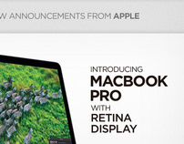 Apple MacBook Pro with Retina Display - email design
