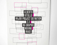 Major Project Definition Cover