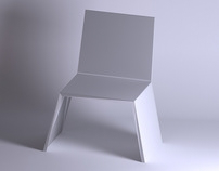 Stackable one piece injection moulded Chair