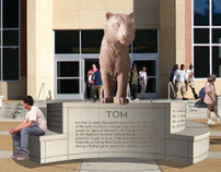 The University of Memphis, TOM Sculpture Base