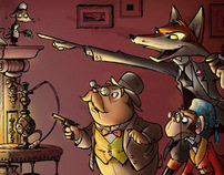 Sherlock Fox Illustration