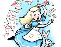 Alice in Wonderland Mini Illustrations
