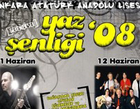 Ankara Atatürk Anadolu Lisesi Yaz Şenliği ’08 Afişi
