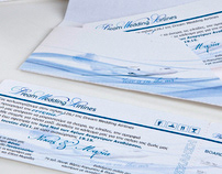 Airline Ticket wedding Invitation