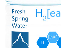 H2[eau] - A fictional Water Brand