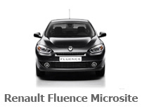 Renault Fluence Microsite