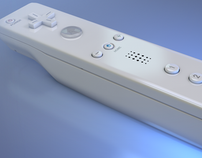 Wii Remote 3D Render