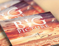 The Big Picture Church Flyer and CD Template