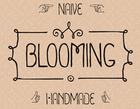 Blooming  font