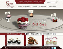 Sweet Shoppe Website Design