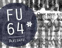 FU 64 - Bleisatz poster work