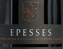 Epesses wine label