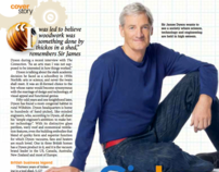 Interview with James Dyson: magazine cover story