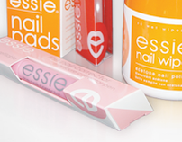 Packaging design for Essie nail care line